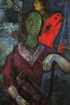 Marc Chagall : Portrait of Vava